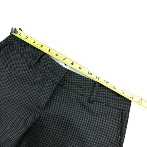 Ann Taylor Loft Marisa Women Straight Low Rise Dress Pants SZ 0 Black Houndstoot - Picture 6 of 14